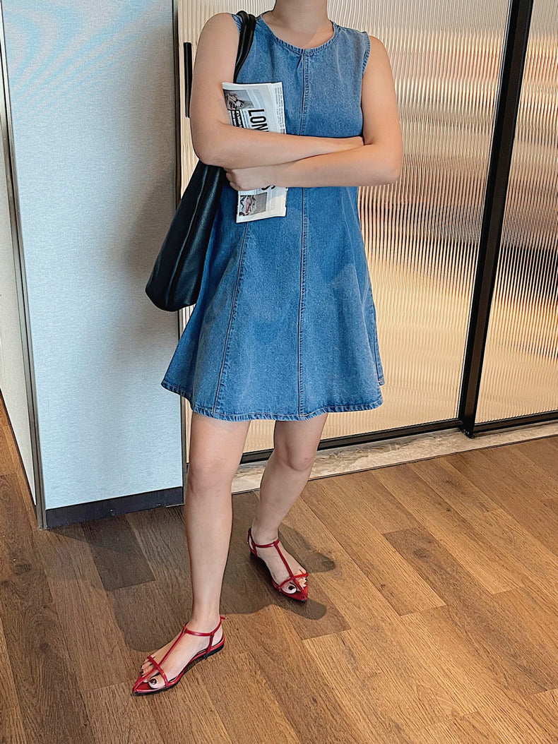 Claude denim dress (preorder)