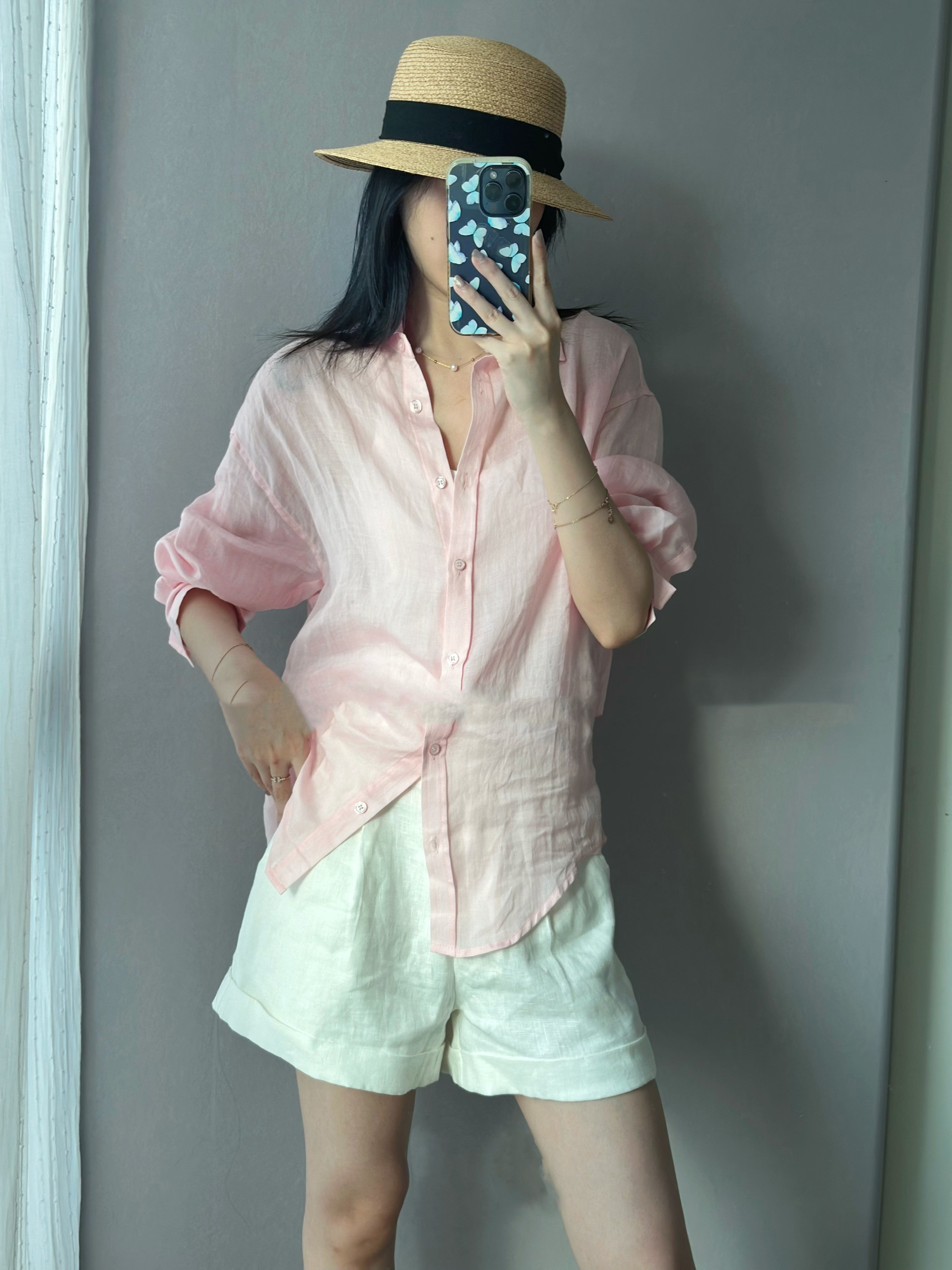 Ramie linen shirt (preorder/ 6 colours)