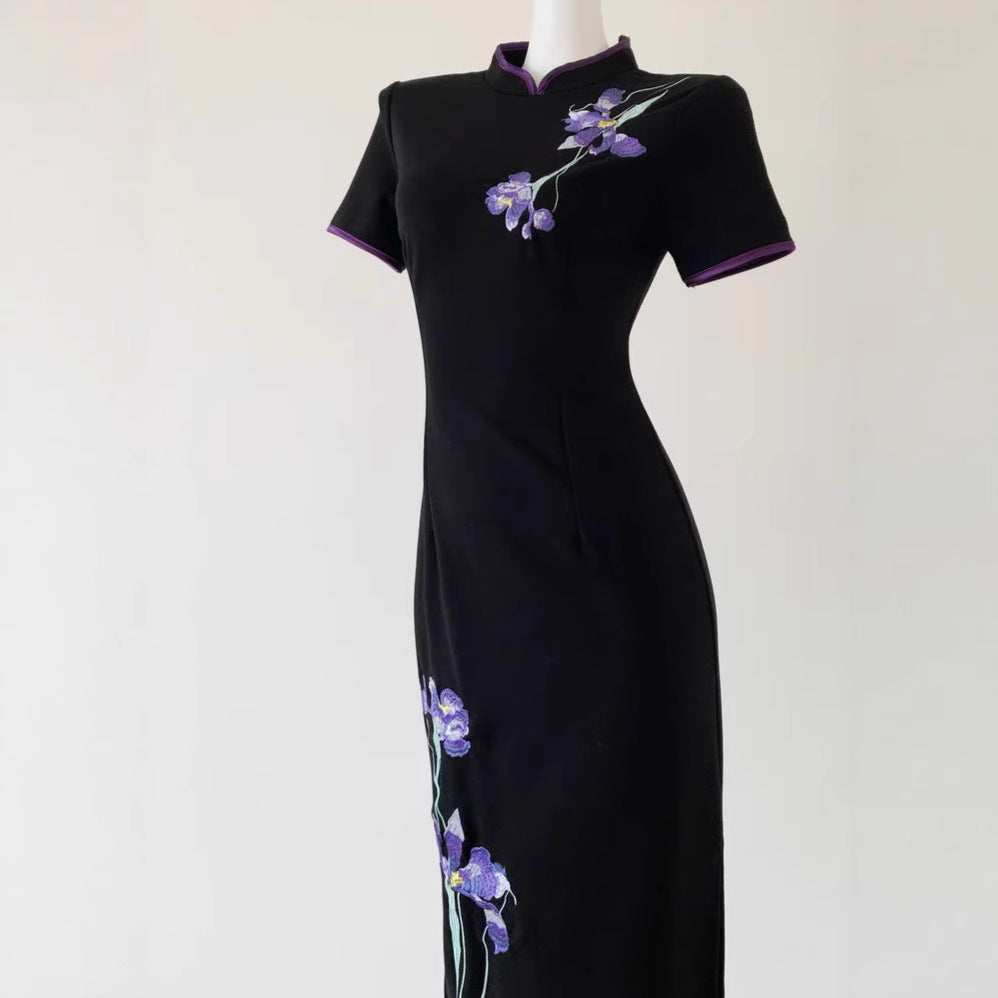 Orchid cheongsam (preorder/ 2 styles)