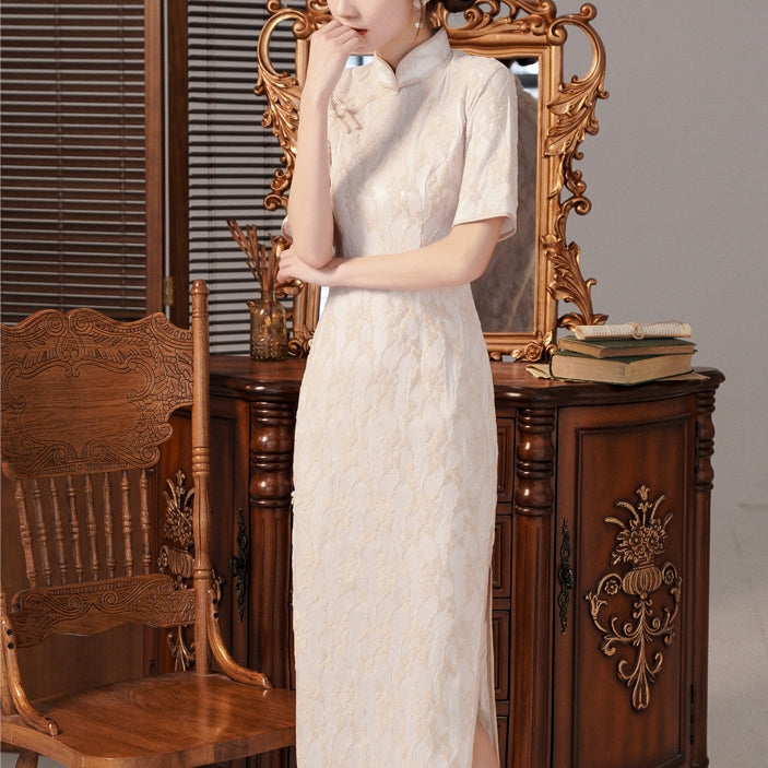 Gionna cheongsam (ready stock in red (XL)/ 2 colours)