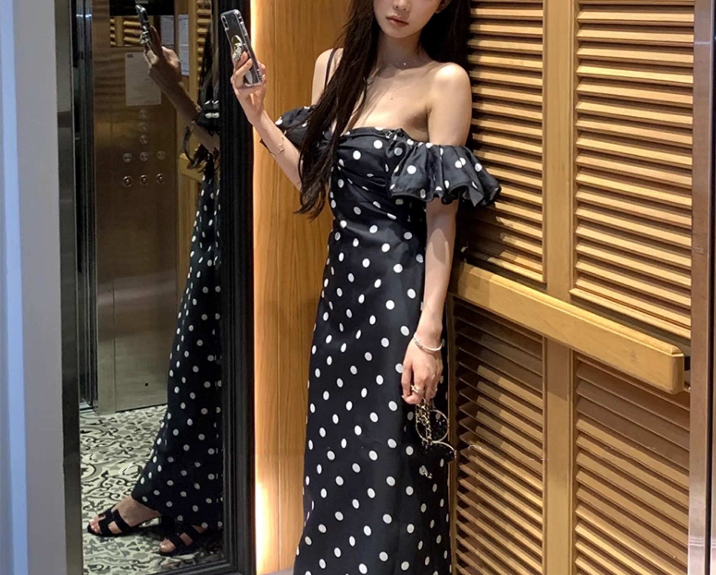 Polky dress (preorder/ 2 colours)