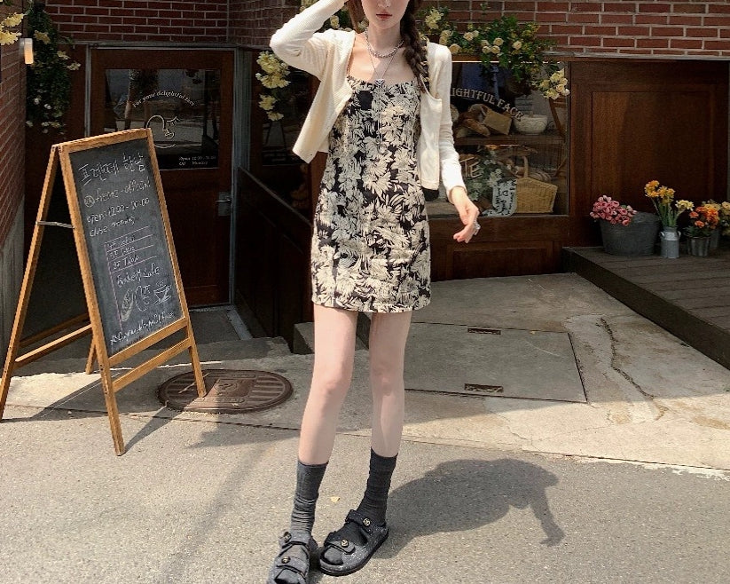 Frenchie dress (ready stock in M)