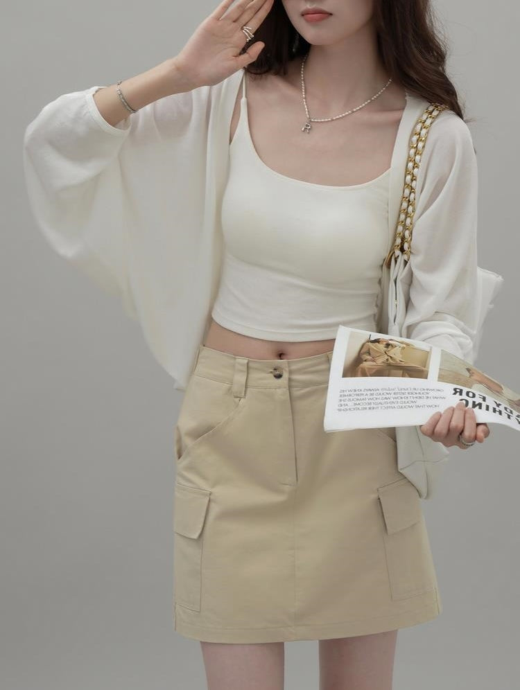 Nina cardigan (ready stock in yellow and white/ 4 colours)