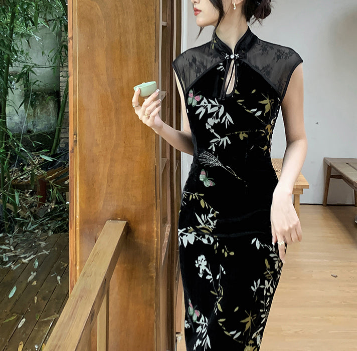 Slyvester cheongsam (ready stock in XS)