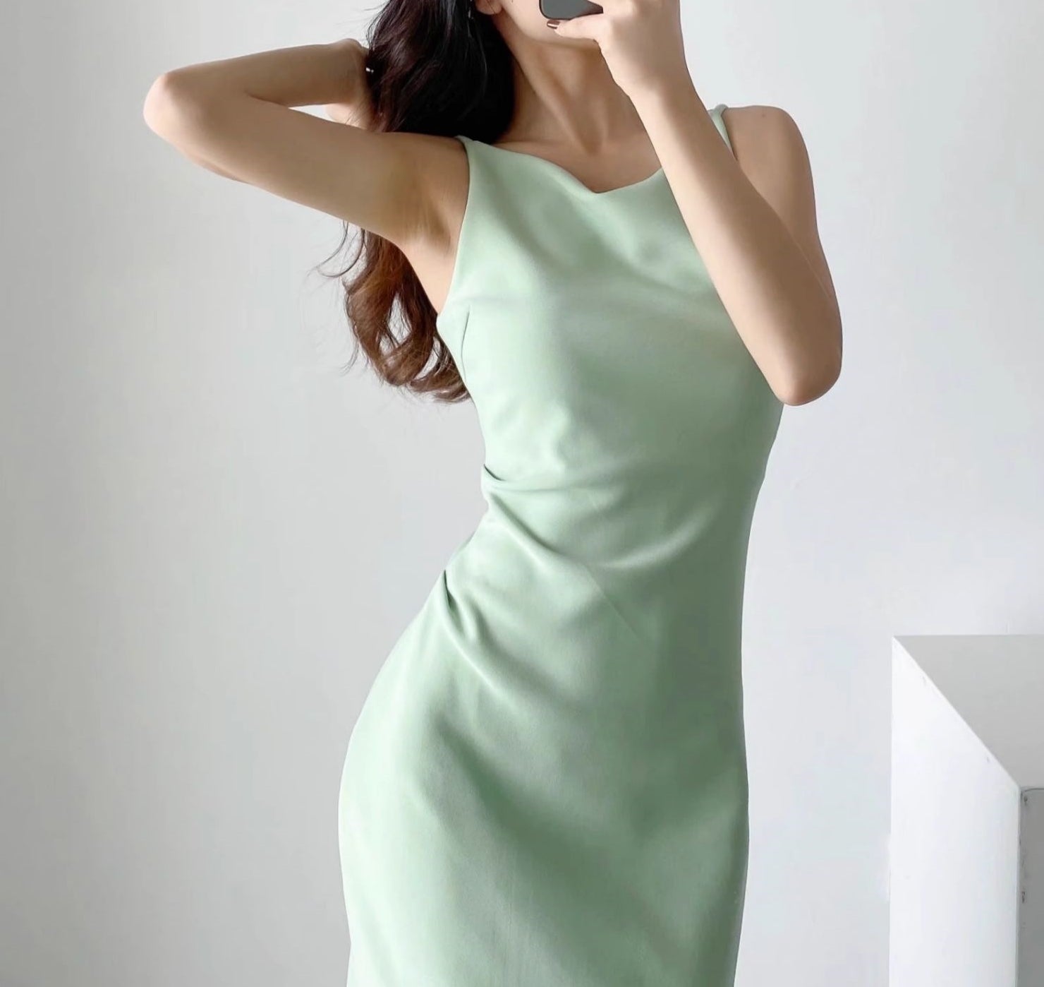 Aryan dress (ready stock in orange (S)/ 11 colours)