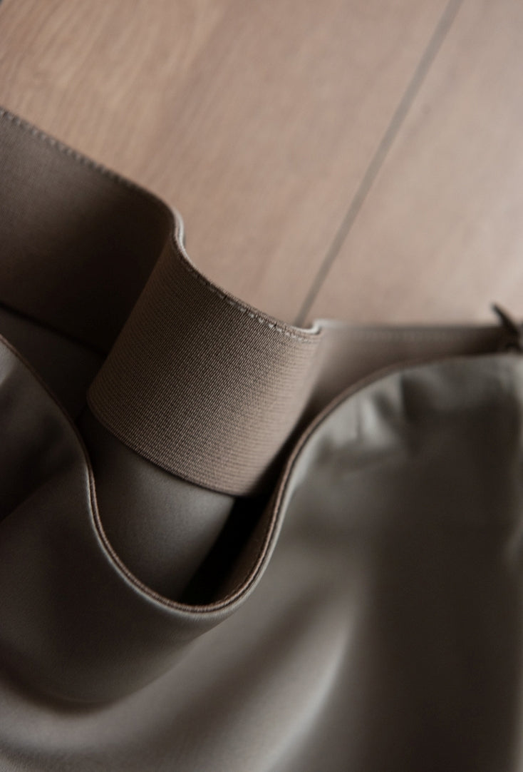 Satin Midi Skirt (ready stock/ 12 colours)