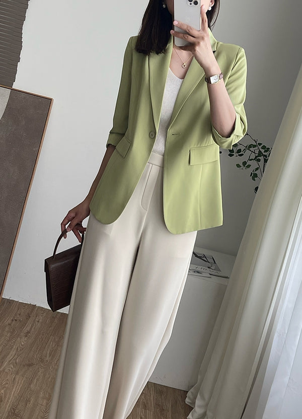 Hailey blazer (ready stock in green and beige (S)/ 5 colours)