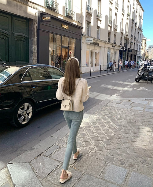 Donegal jacket (ready stock in khaki (S)/ 2 colours)