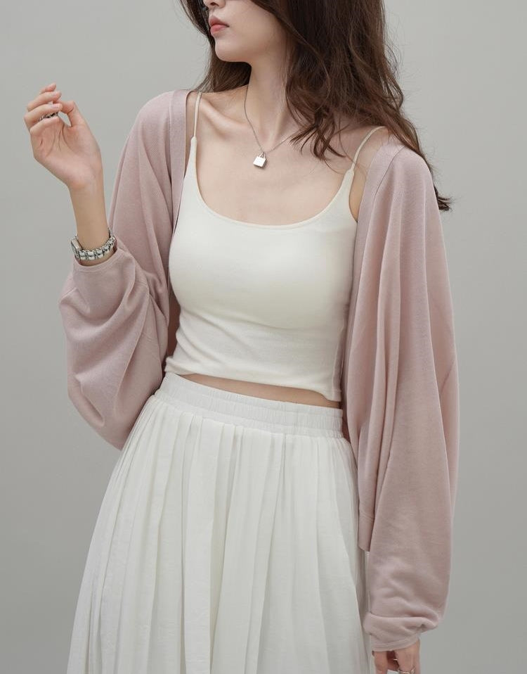 Nina cardigan (ready stock in yellow and white/ 4 colours)