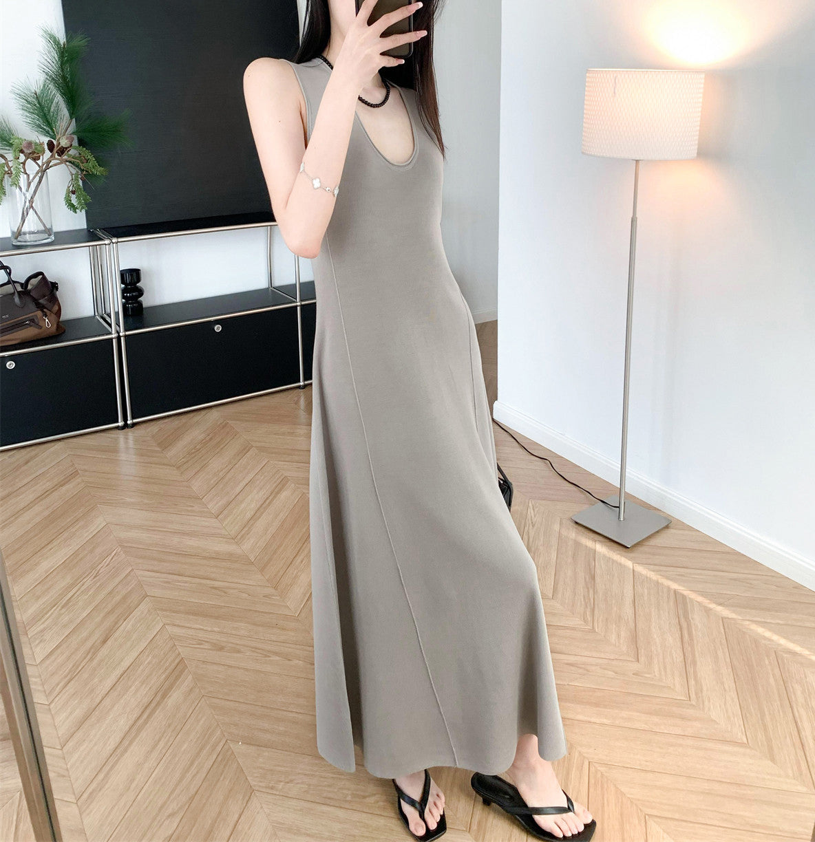 Drape dress and shawl set (preorder/ 3 colours)