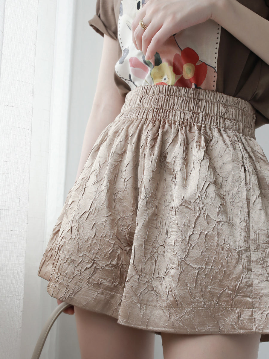 Embossed Oriental Shorts (preorder/ 3 colours)