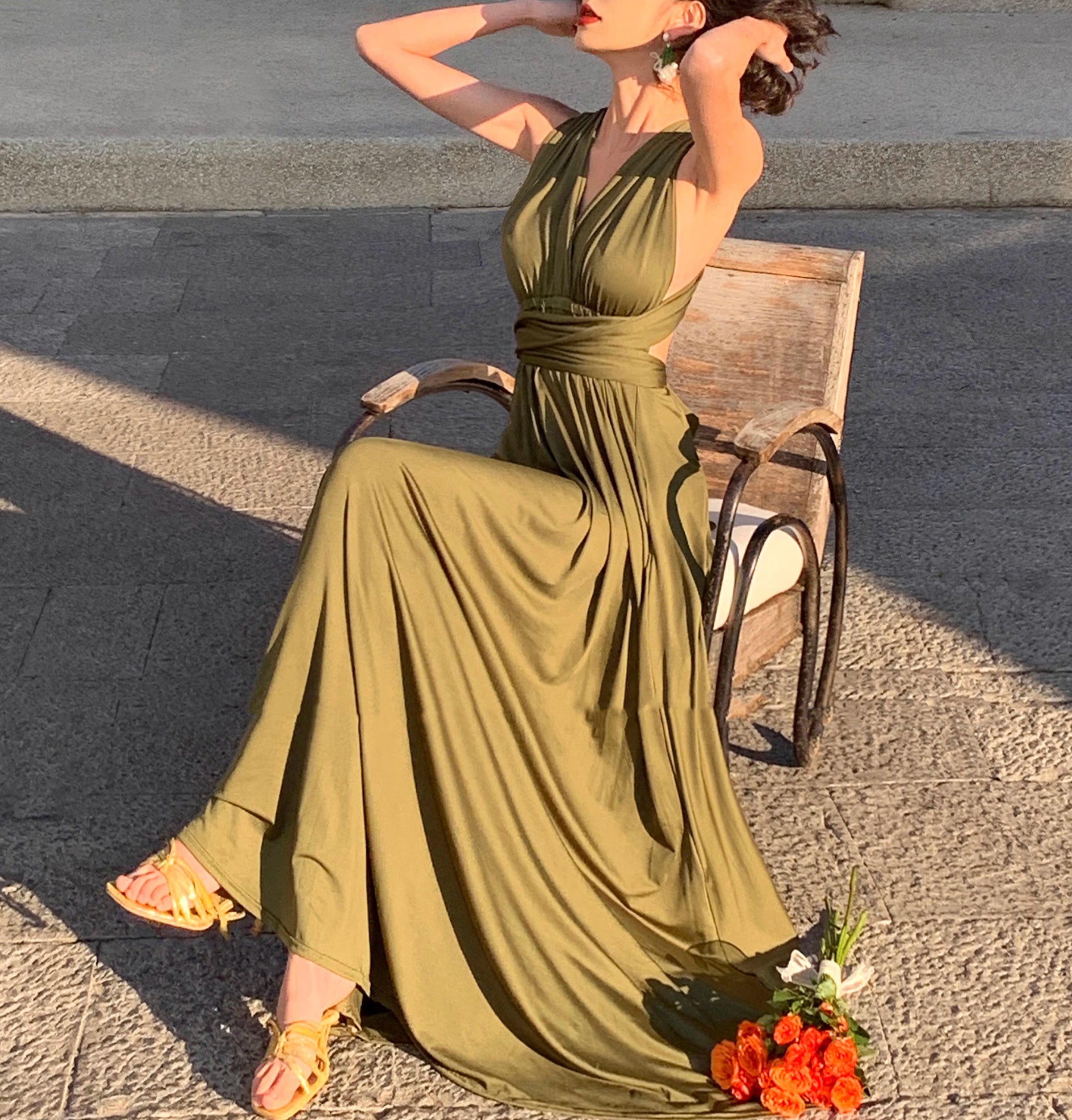 Convertible maxi dress (preorder/ 3 colours)