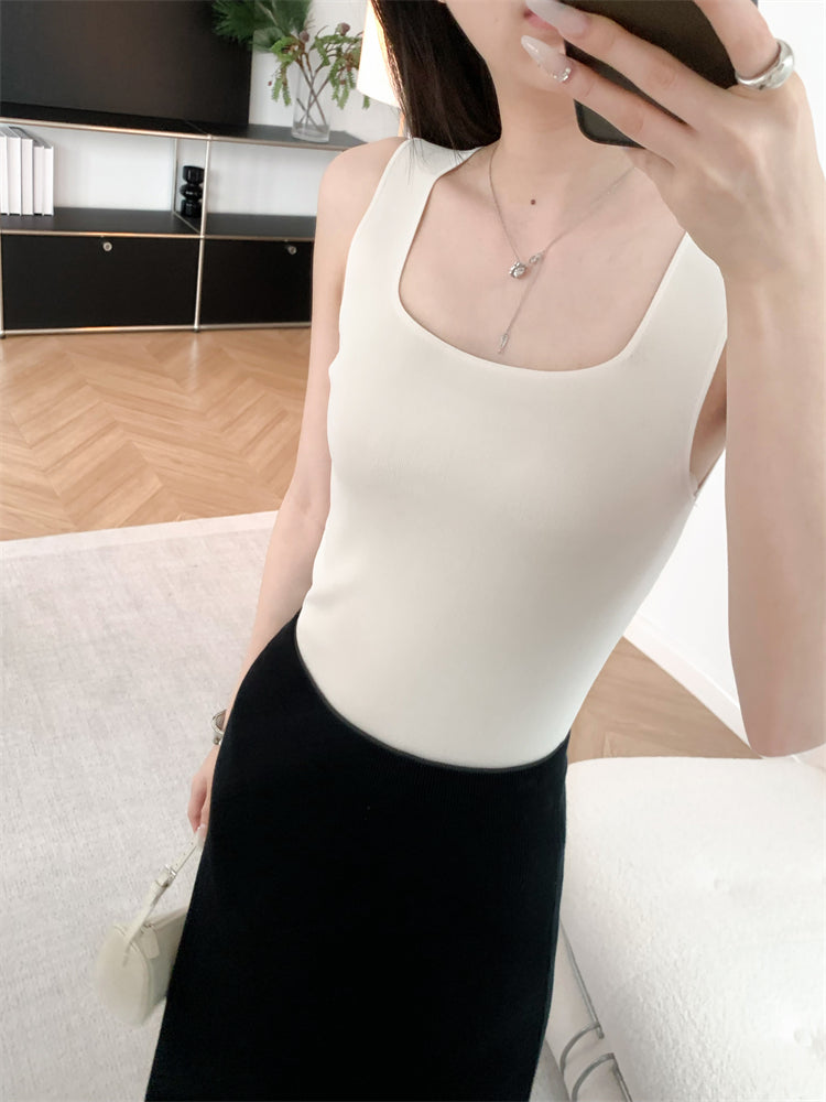 Knit tank top (preorder/ 7 colours)