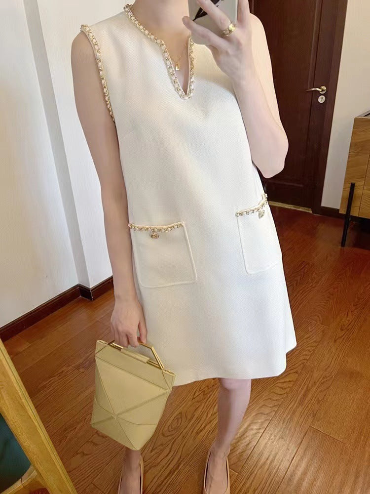 Aoi dress (ready stock in white (XL)/ 2 colours)