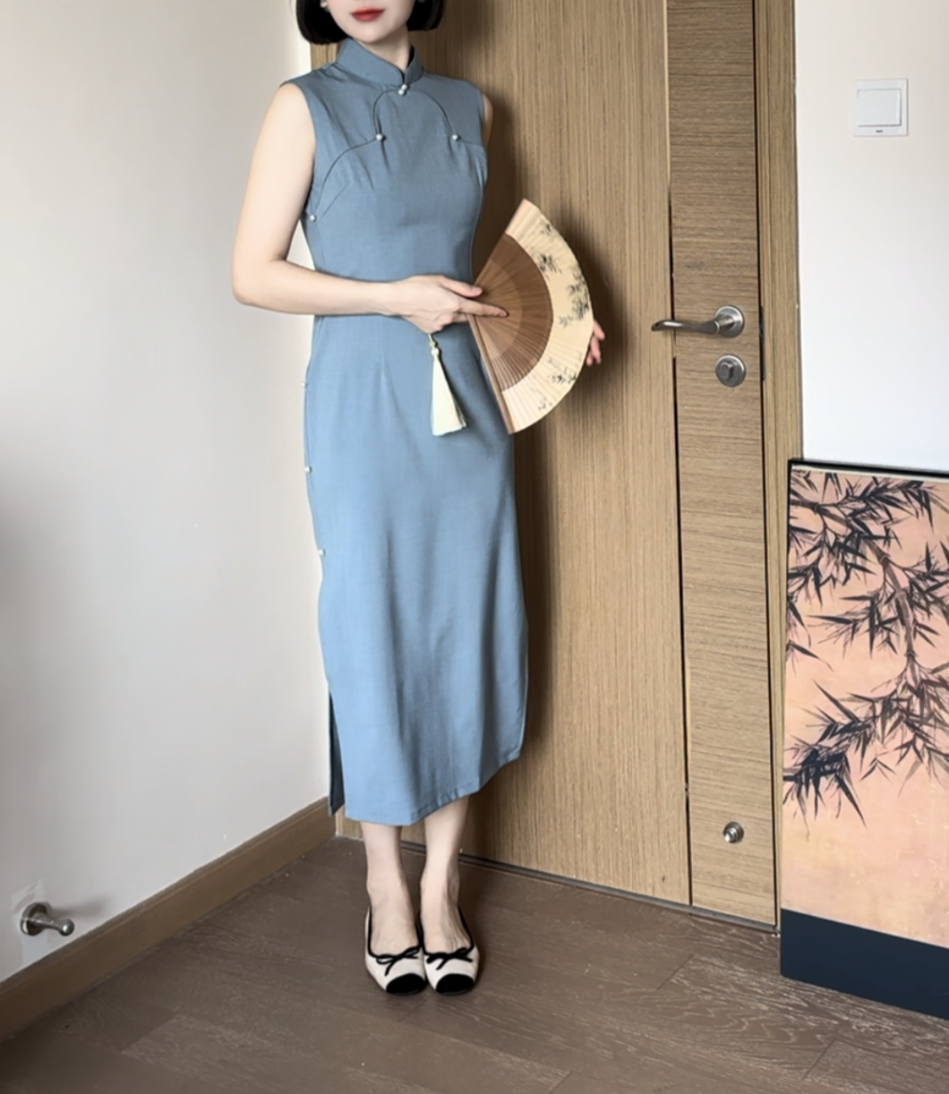 Pansy cheongsam (preorder)