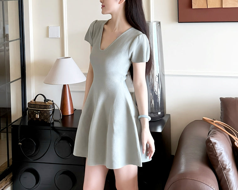 Adley dress (ready stock in pink/ 3 colours)