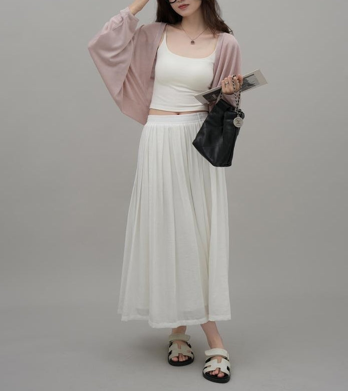 Nina cardigan (ready stock in yellow and white/ 4 colours)