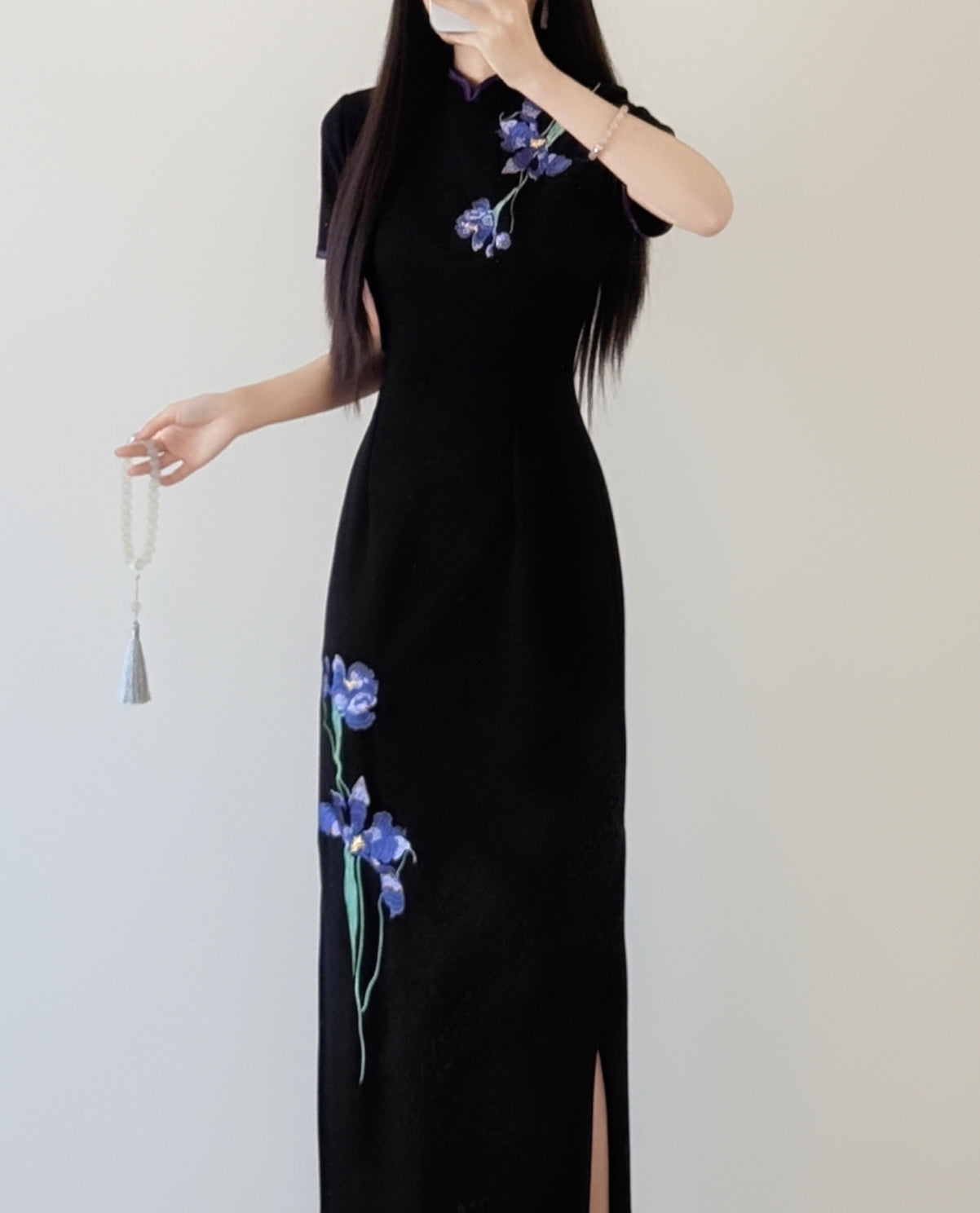 Orchid cheongsam (preorder/ 2 styles)