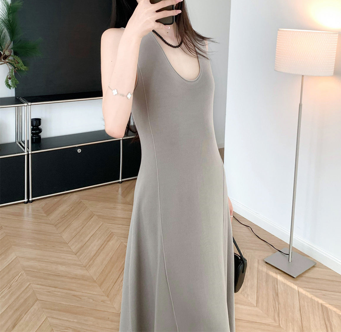 Drape dress and shawl set (preorder/ 3 colours)