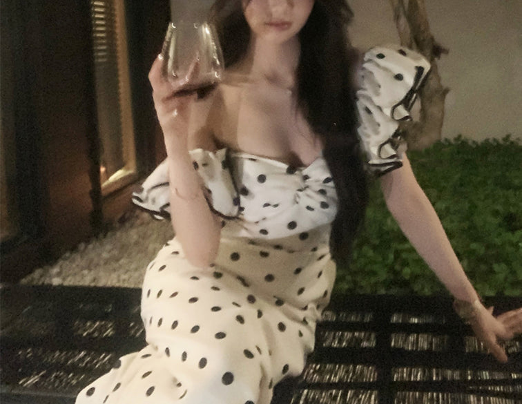 Polky dress (preorder/ 2 colours)