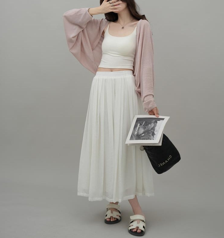 Nina cardigan (ready stock in yellow and white/ 4 colours)