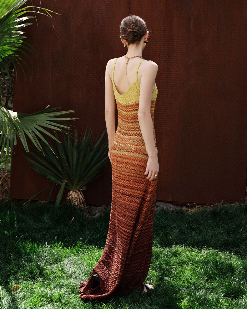 Sunset gradient dress (preorder)