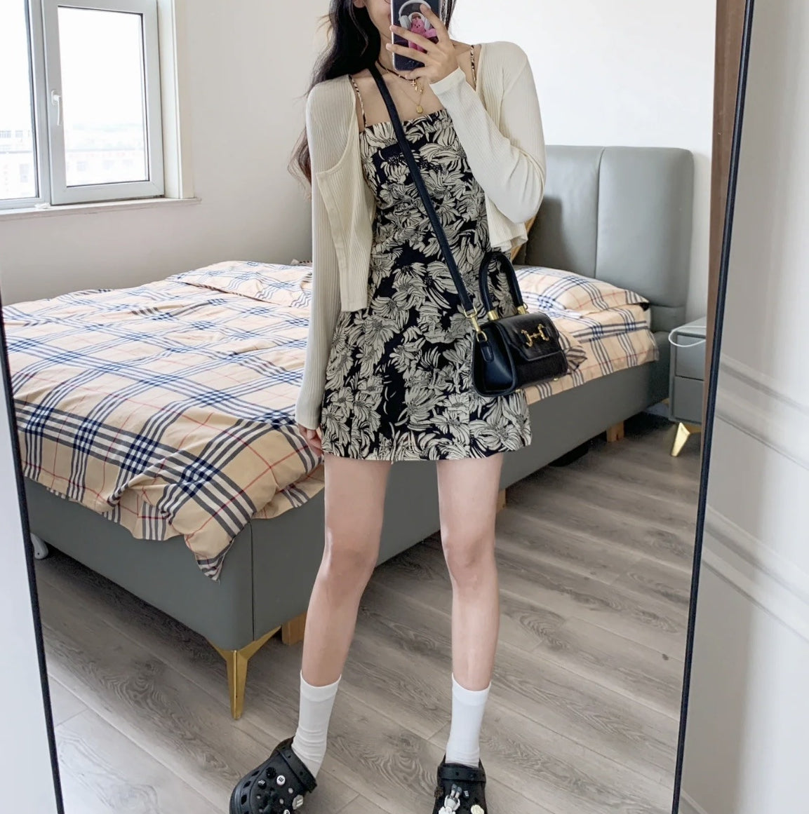 Frenchie dress (ready stock in M)