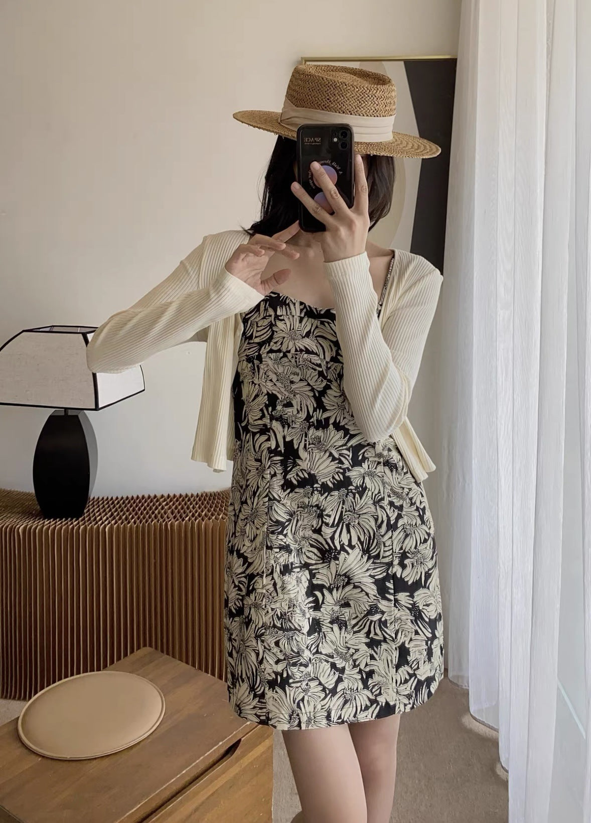 Frenchie dress (ready stock in M)