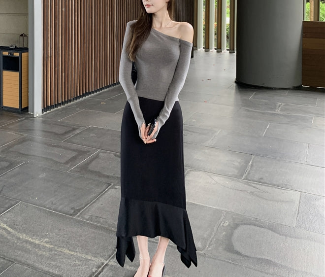 Yael skirt (ready stock in S)