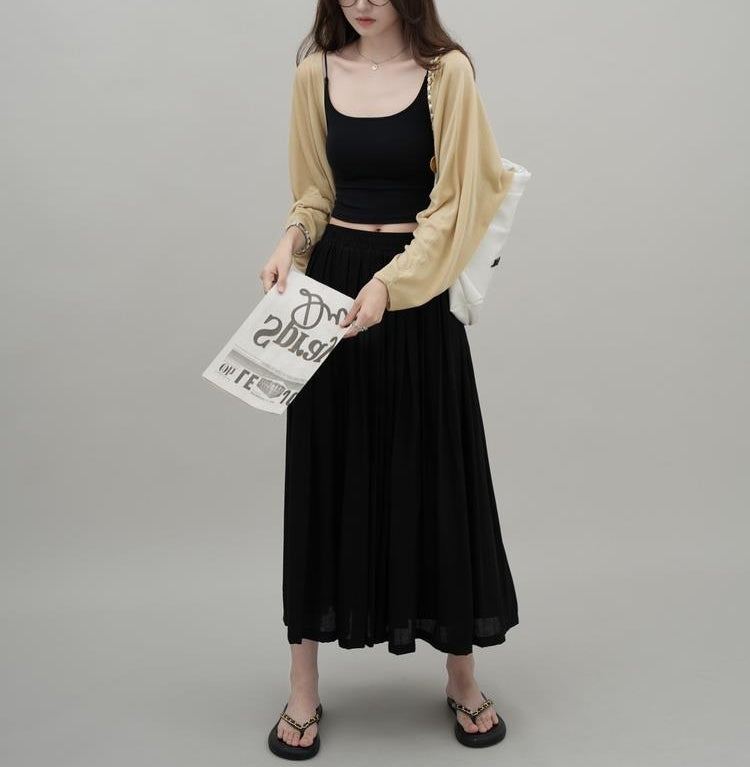 Nina cardigan (ready stock in yellow and white/ 4 colours)