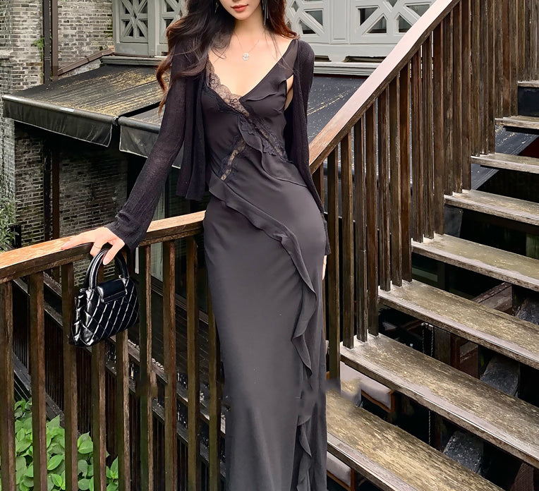 Maxell maxi dress (ready stock in L)