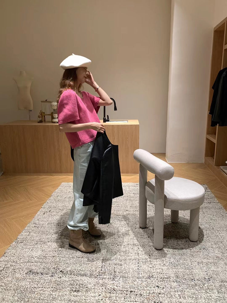 Fuzz top (ready stock/ 4 colours)