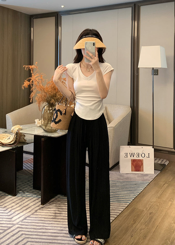 Aris top (ready stock in grey (M)/ 3 colours)