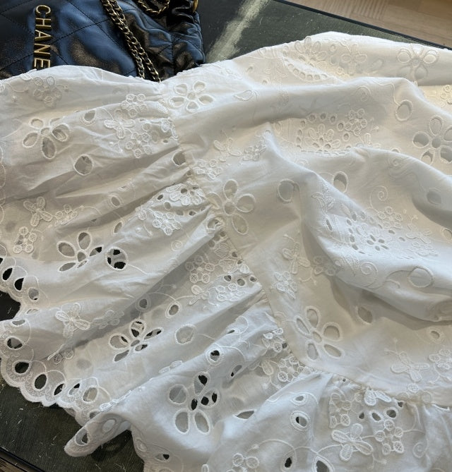 Eyelet dress (preorder)