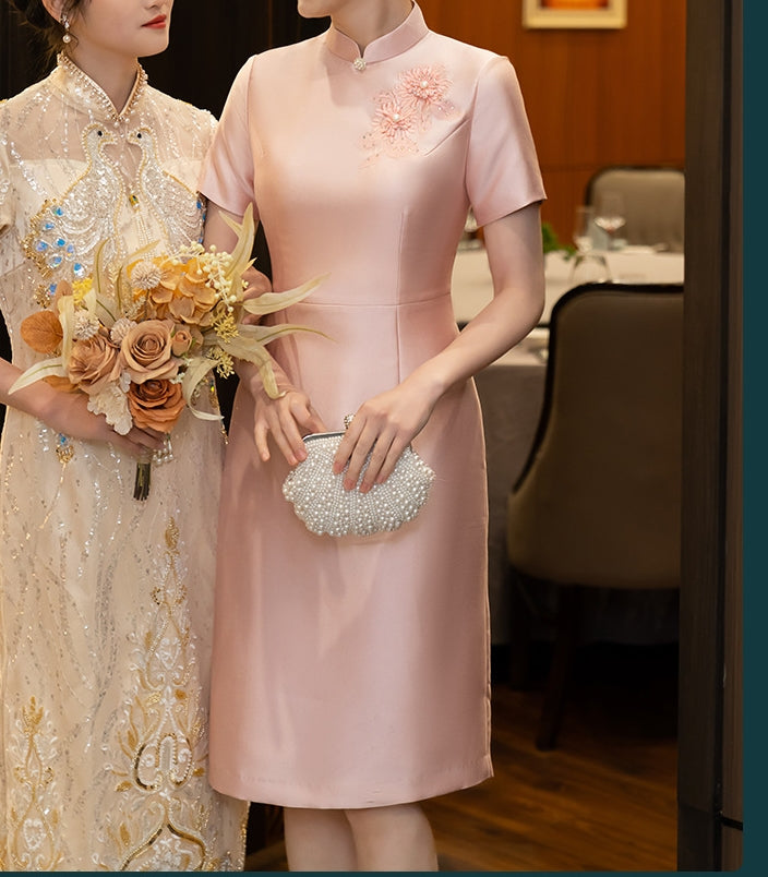 Regus dress (ready stock in pink (2XL) and red (3XL)/ 3 colours)