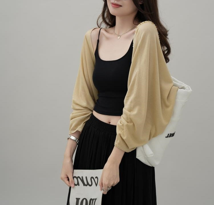 Nina cardigan (ready stock in yellow and white/ 4 colours)