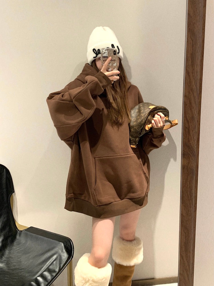 Creme hoodie top (preorder)