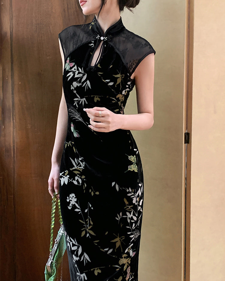 Slyvester cheongsam (ready stock in XS)