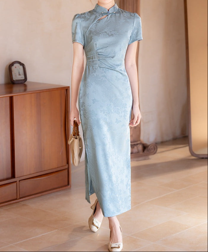 Bluebird cheongsam (preorder)