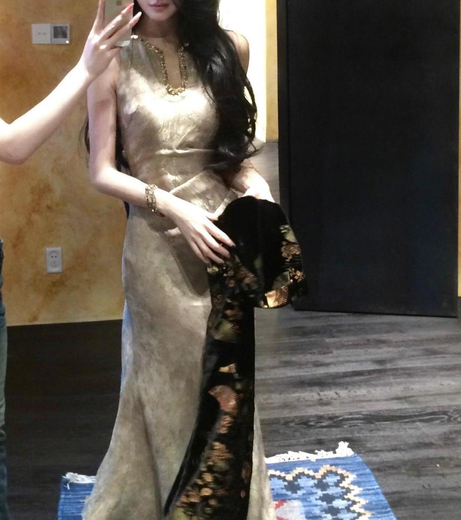 Gold sage dress (preorder/ 2 colours)