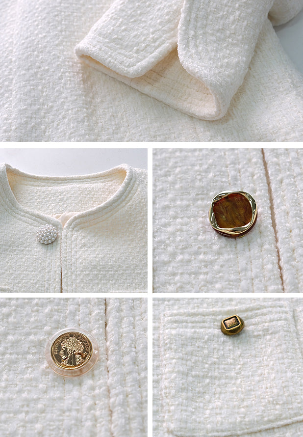 Veste en tweed Calrose (précommande / 3 couleurs)