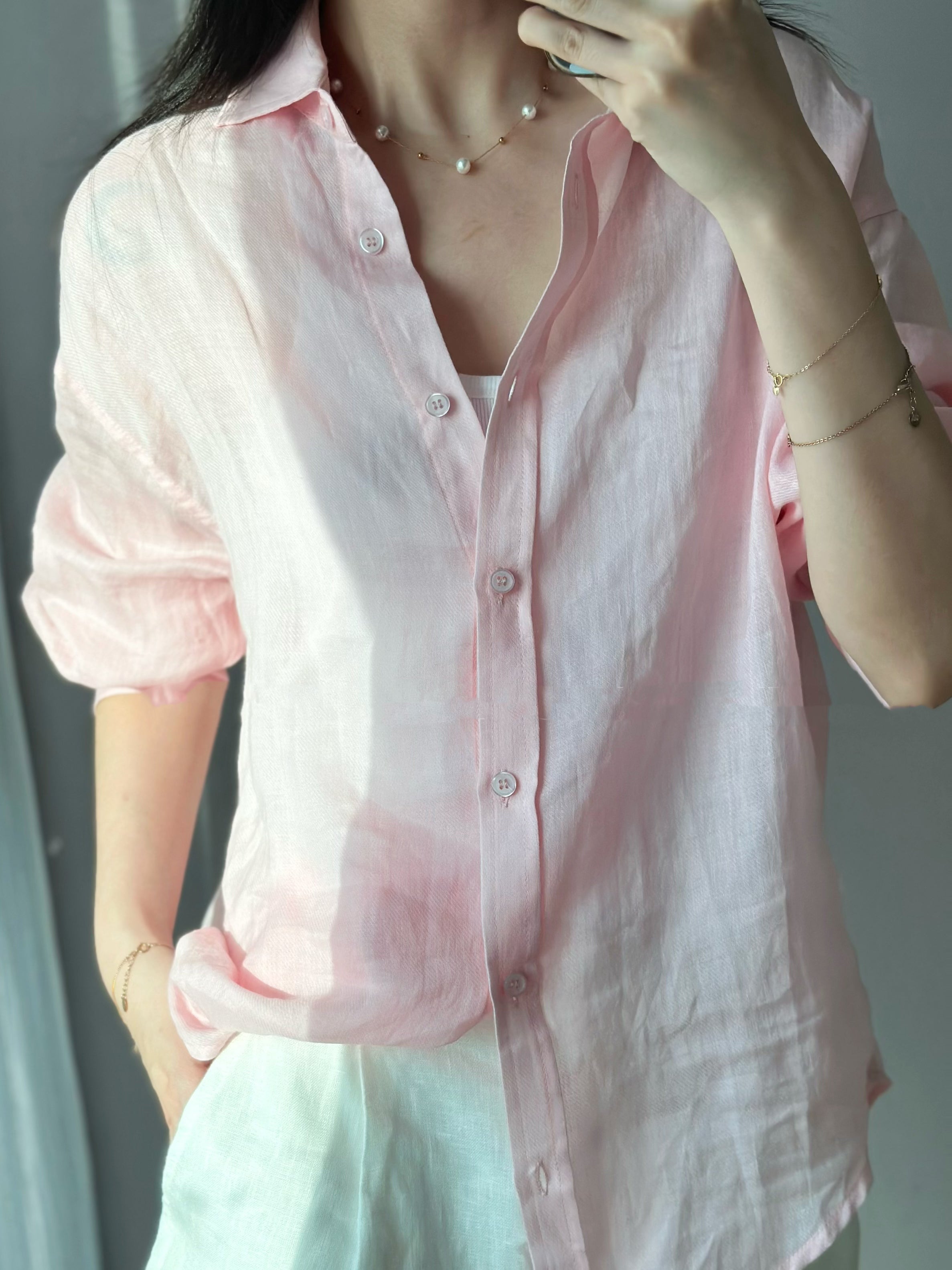 Ramie linen shirt (preorder/ 6 colours)