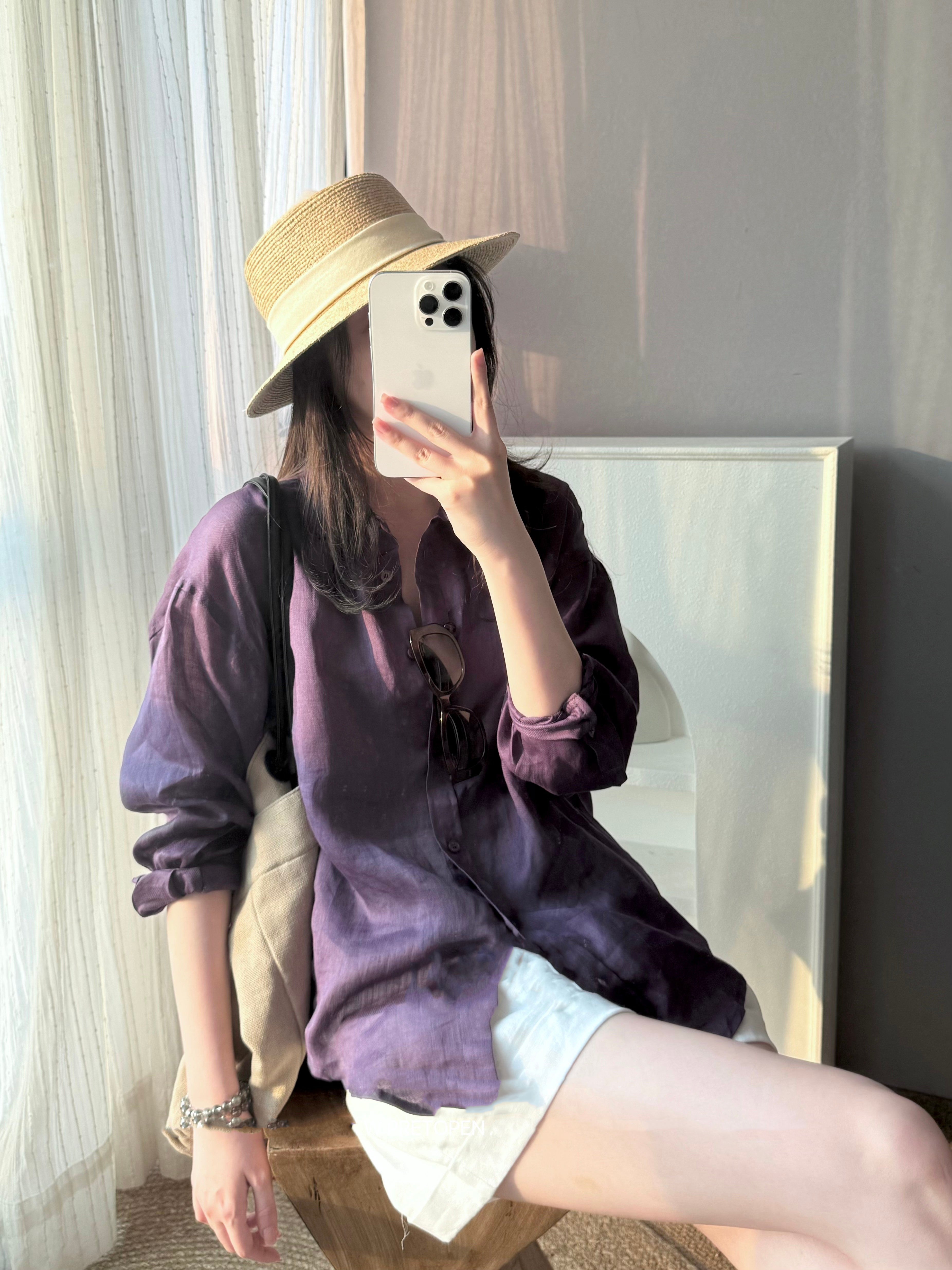 Ramie linen shirt (preorder/ 6 colours)