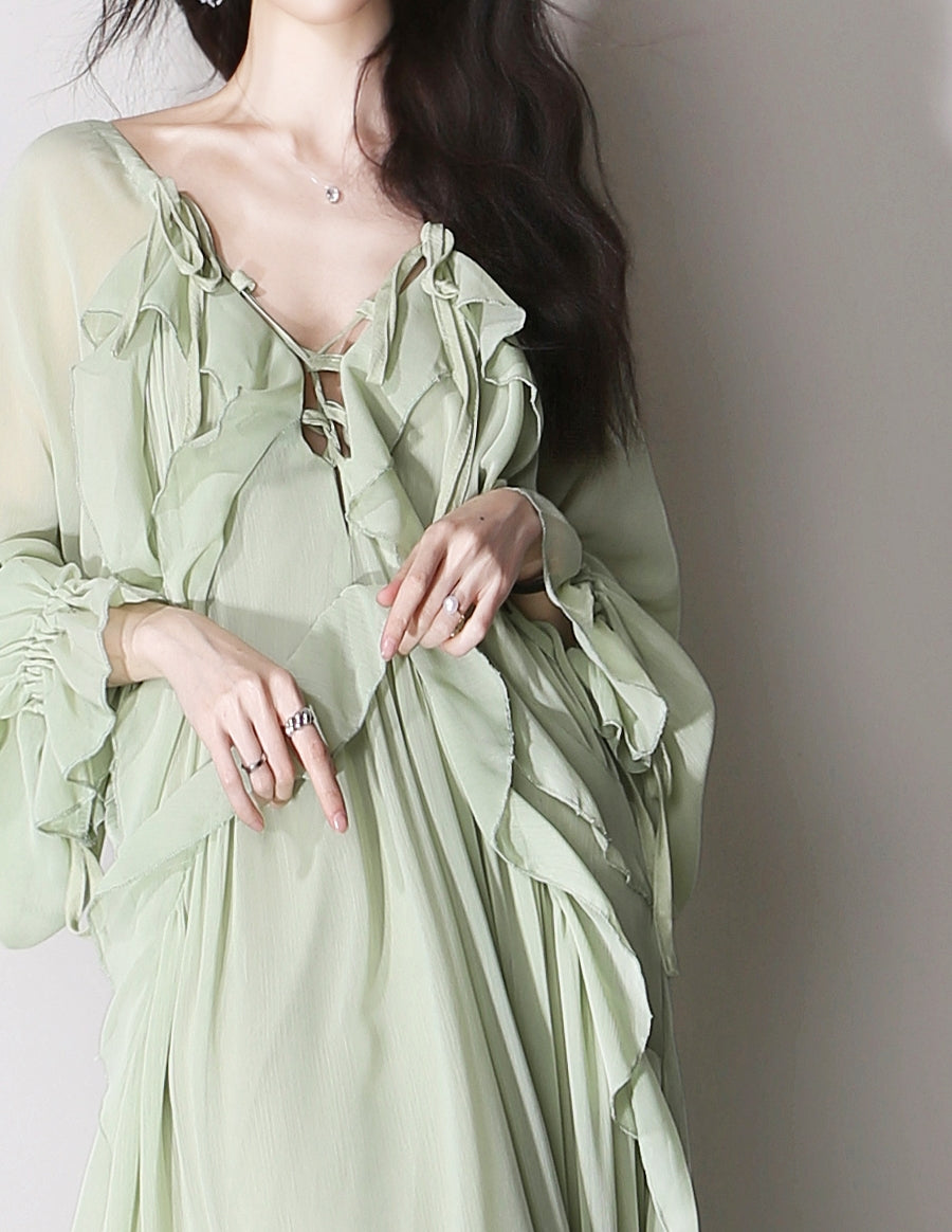 Mint maxi dress (preorder)
