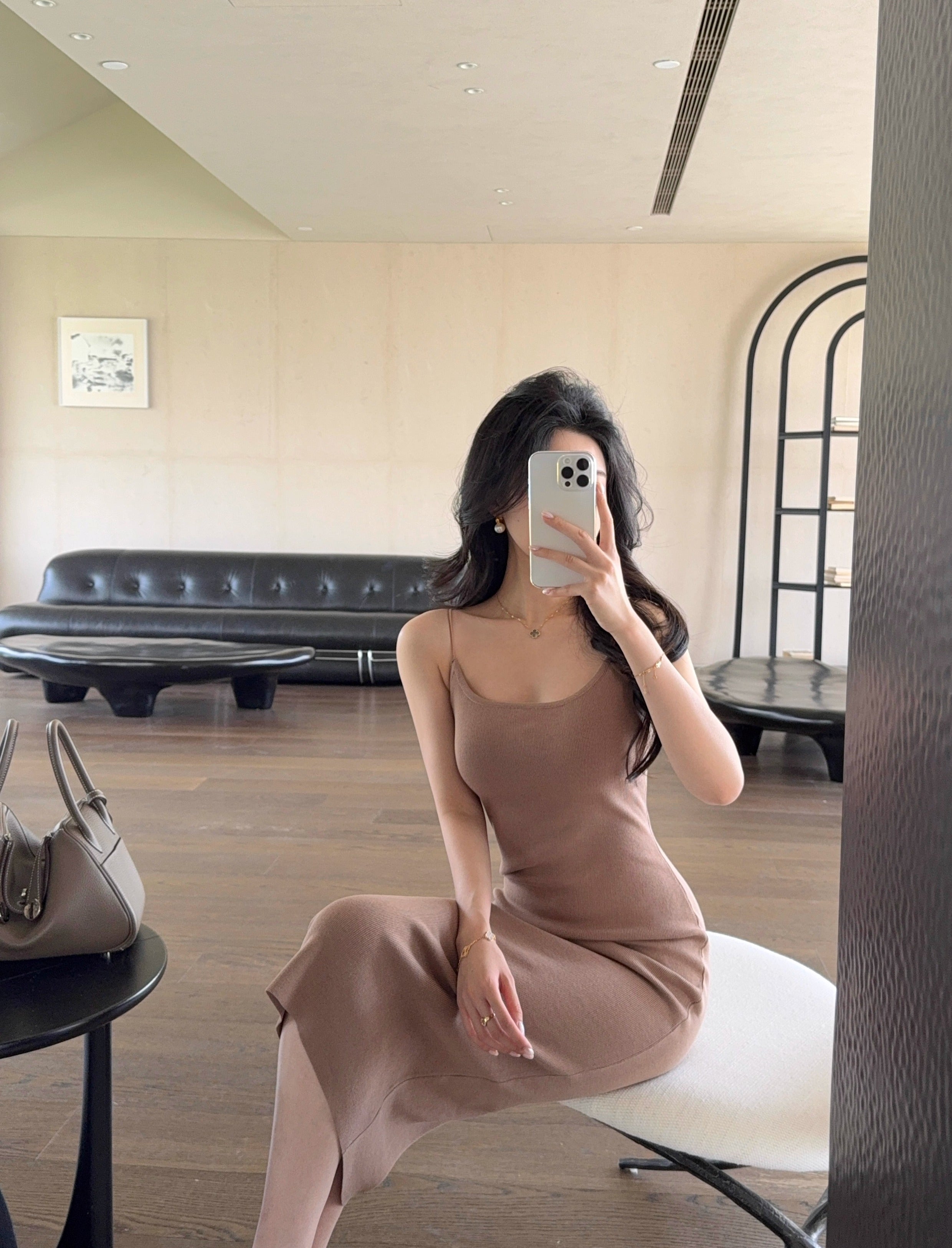 Rune knit dress (preorder/ 2 colours)