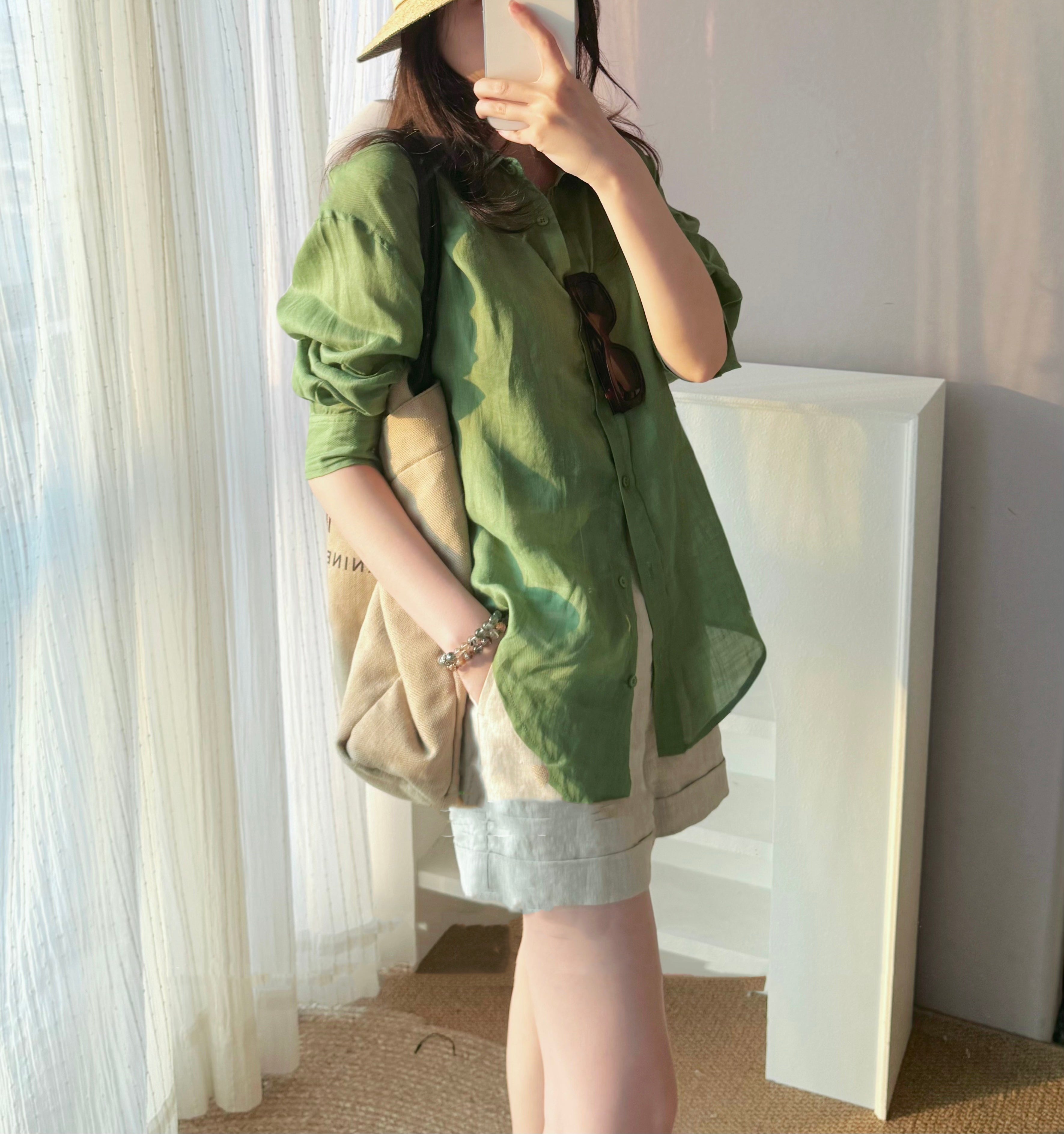 Ramie linen shirt (preorder/ 6 colours)