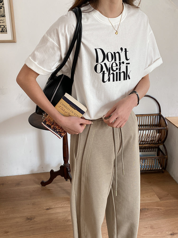 Overthink Tee Shirt (ready stock/ 3 colours)