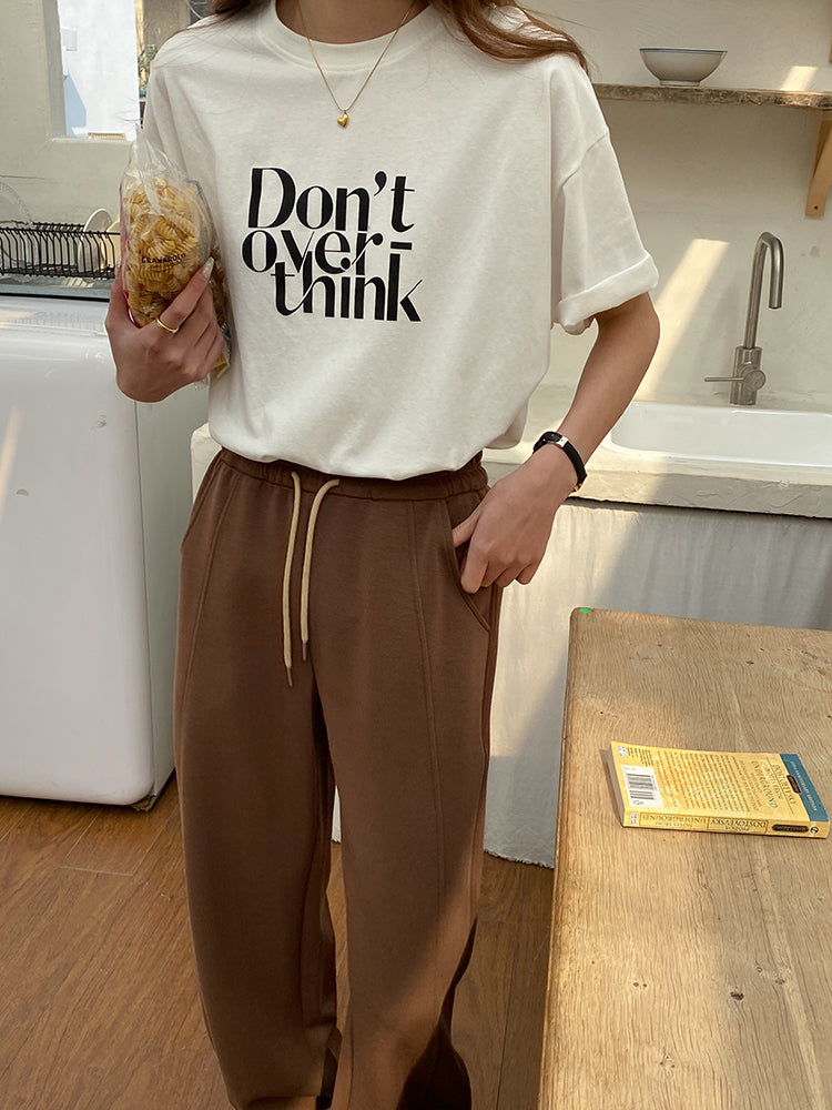 Overthink Tee Shirt (ready stock/ 3 colours)