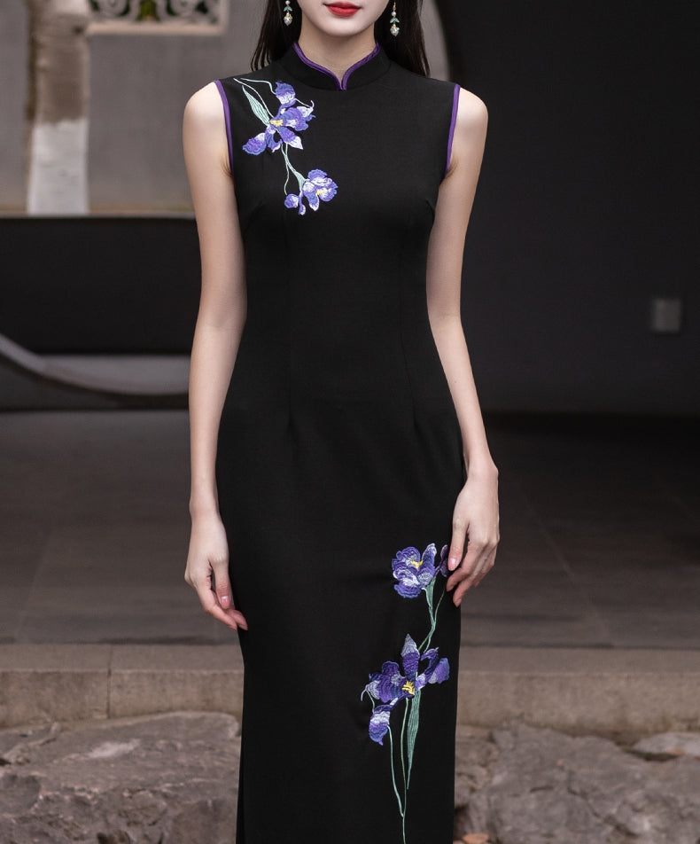 Orchid cheongsam (preorder/ 2 styles)