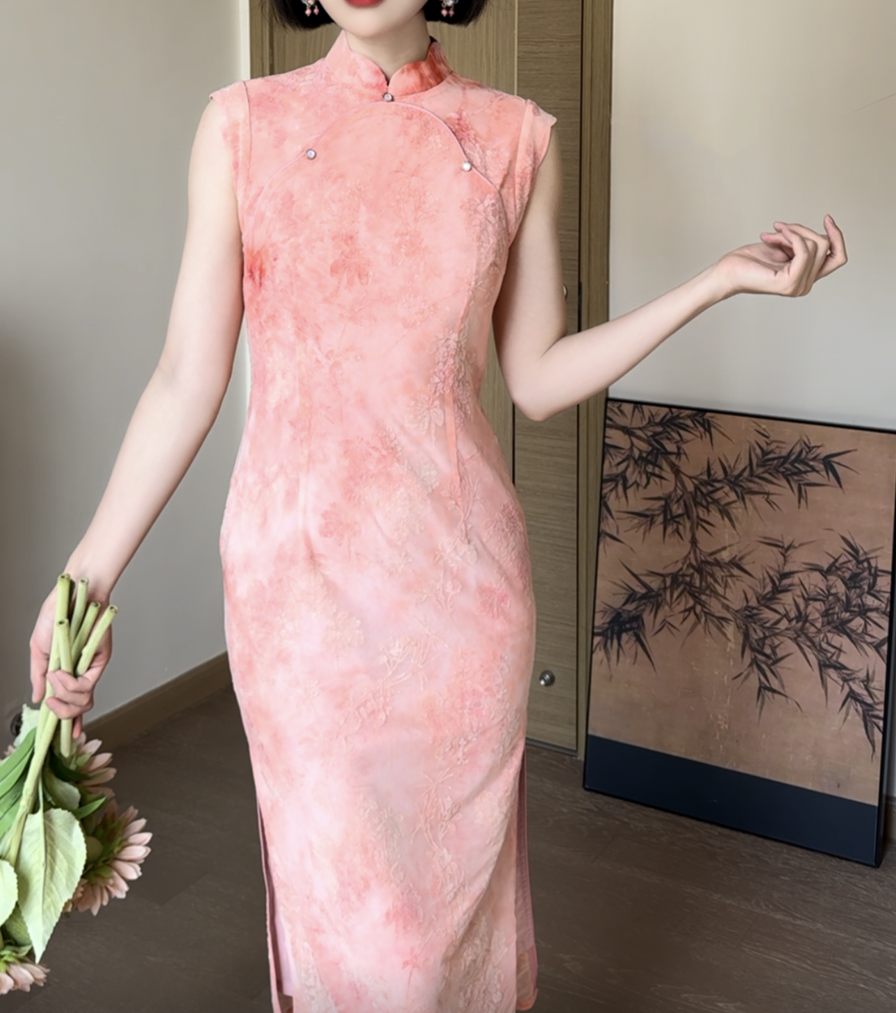 Abe cheongsam (preorder/ 2 colours)